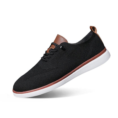 Urban Classic – Herren Sneaker Bequeme aus Strick in Schwarz