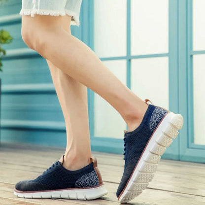 Swift – Herren Sneaker Ultrabequeme Allwetter-Schuhe aus Premium-Strick – Marineblau