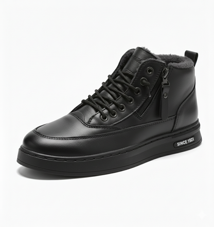 NordicBoot – Herren Winterstiefel waterproof & warm - Schwarz