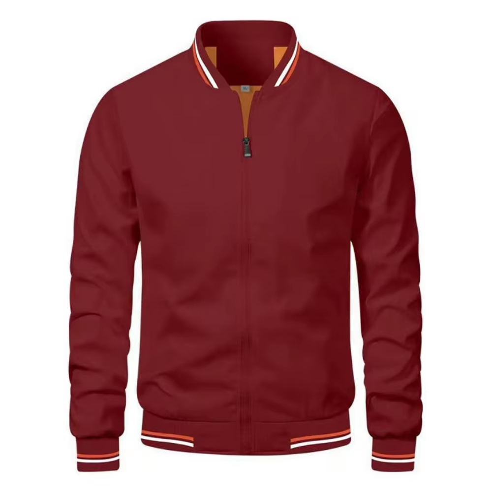 Kronberg – Slim-Fit Herrenjacke – Weinrot