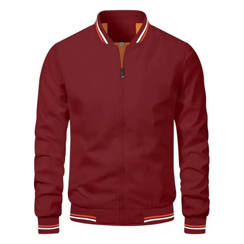 Kronberg – Slim-Fit Herrenjacke – Weinrot