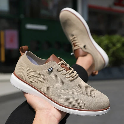 Urban Classic – Herren Sneaker Bequeme aus Strick in Beige