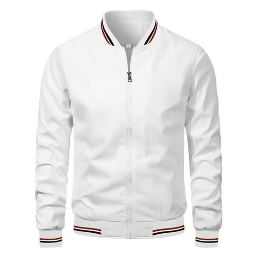 Kronberg – Slim-Fit Herrenjacke – Weiß